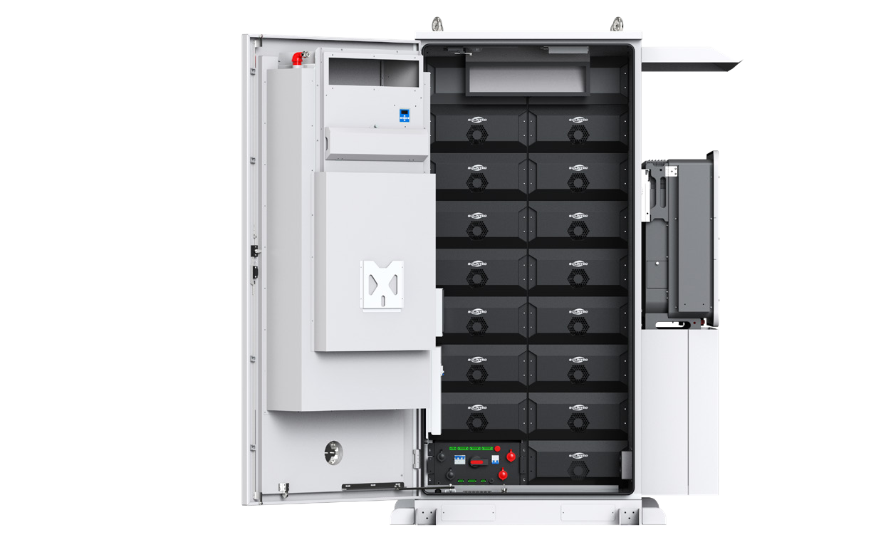Sistem all-in-one Solinteg PTH-75/80/99/100/125K-S208/225/241/257kWh